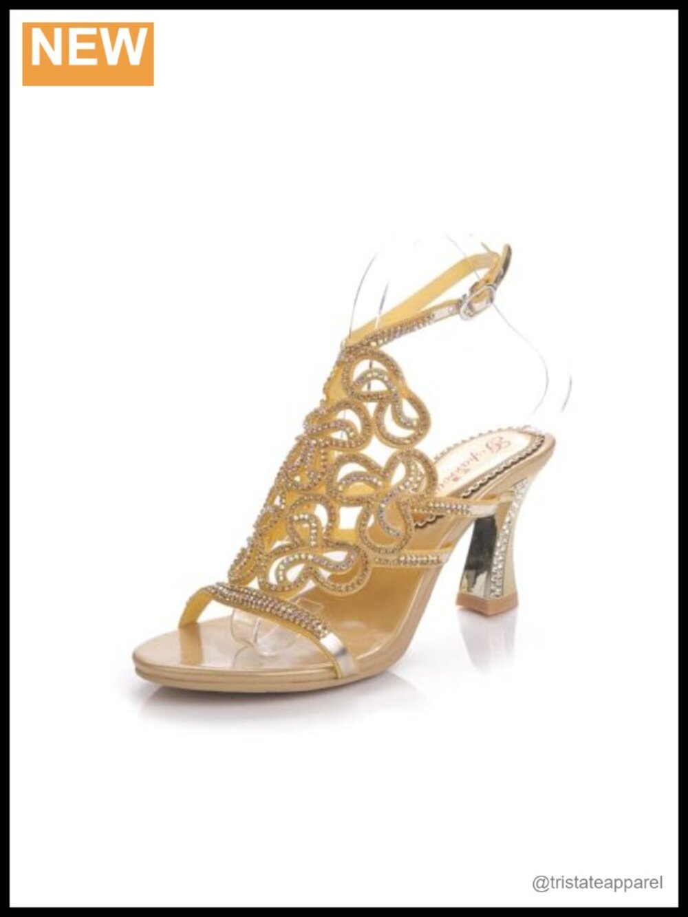 Handmade Rhinestone Crystal Butterfly Block Heel Evening Bridal Wedding Sandals